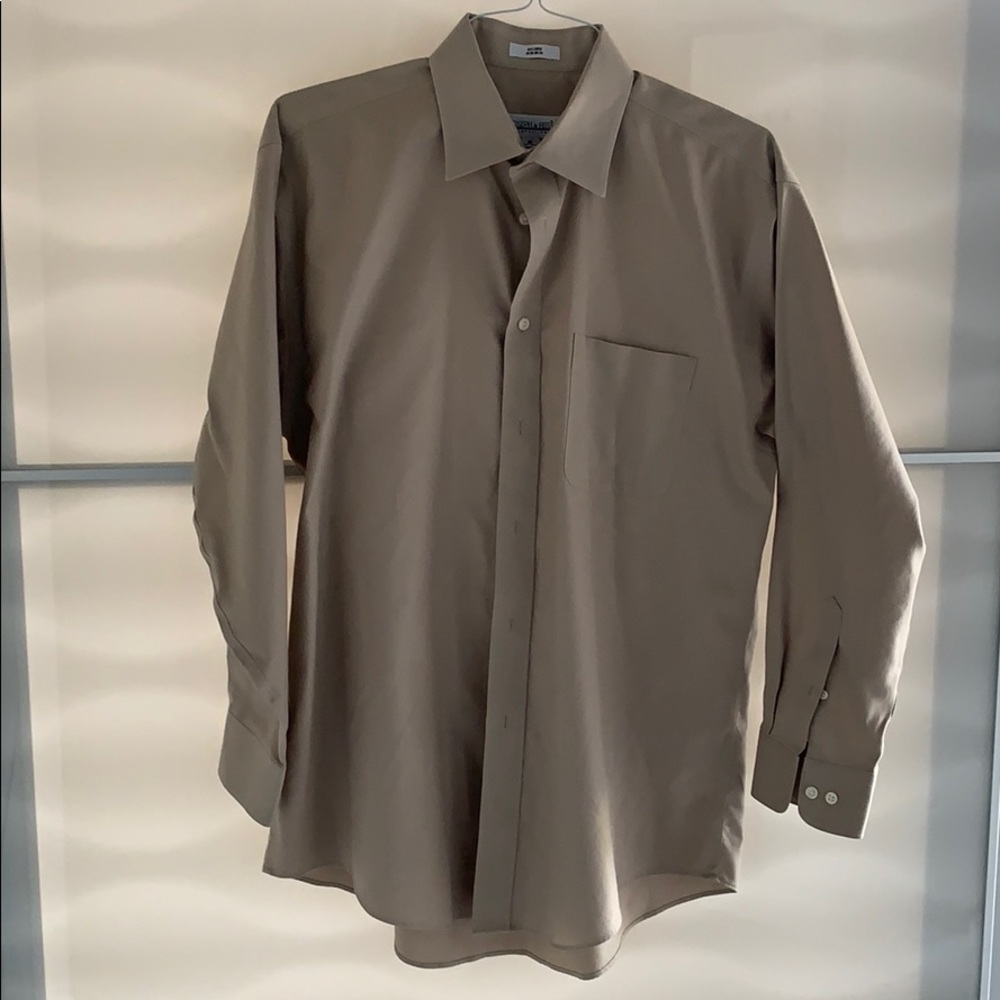 Tan dress shirt